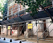 Seguridad en Obras-Scaffolding pedestrian protection